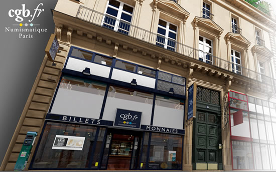 Nehmen Sie Kontakt auf CGB numismatik Paris